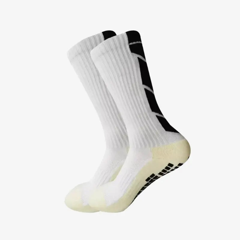 Set of 3 Pairs of Medium-Cut Non-Slip Sports Socks, product detail.