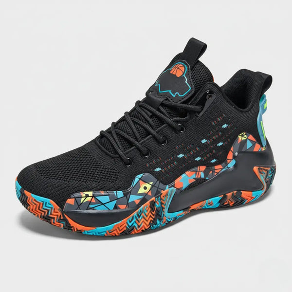 Vivazz DynaDunk Original Volleyball Shoes in Black/Orange.