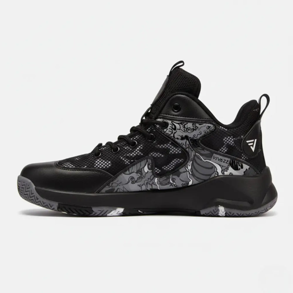 Vivazz All Black Basketball and Volleyball Shoes