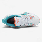 Vivazz Original Graphite Sneakers for Volleyball and Basketball, included shoe detail in Orange.