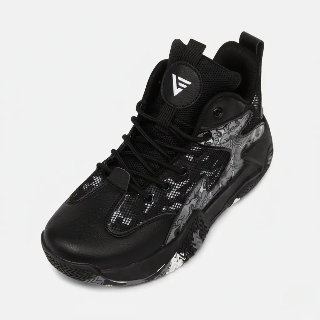 Vivazz All Black Basketball and Volleyball Shoes
