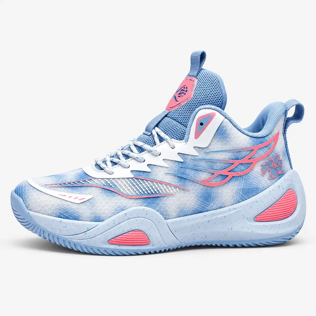 Vivazz DunkX Volleyball Shoes — Side view — color=blue